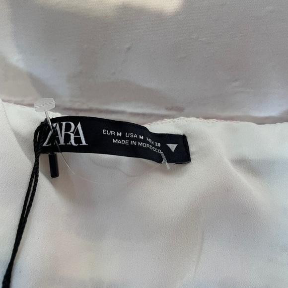 Zara Tweed pastel colors Wired Bustier Crop Top - NWT - Size Medium - Picture 4 of 4